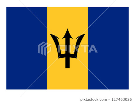 國旗巴巴多斯 117463026