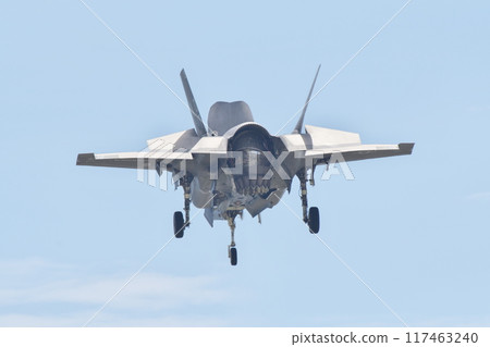 A U.S. Marine Corps F-35B hovering at MCAS Iwakuni A U.S. Marine Corps F-35B hovering at MCAS Iwakuni 117463240