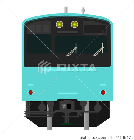 JNR 201 Series Train - Keihanshin Local Line: Railway Icon 117463647