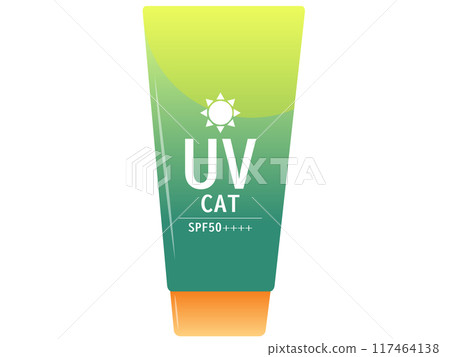 Simple gradient sunscreen illustration 4 Simple gradient sunscreen illustration 4 117464138