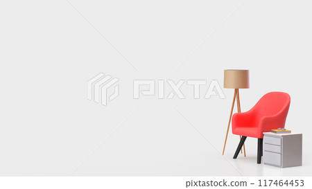 The Furniture for interior design or House decor  concept 3d rendering. 117464453