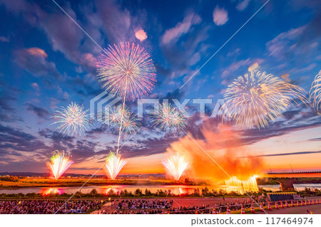 [新潟縣]拍攝於長岡花火大會會場 117464974