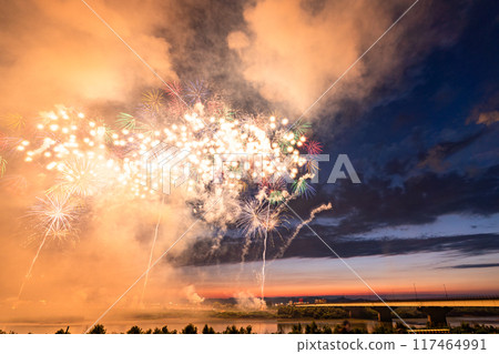 《Niigata Prefecture》Photographed at the Nagaoka Fireworks Festival venue 117464991