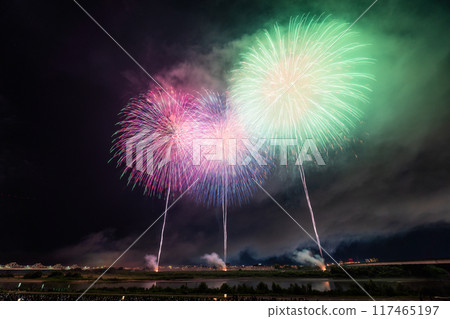 [新潟縣]拍攝於長岡花火大會會場 117465197
