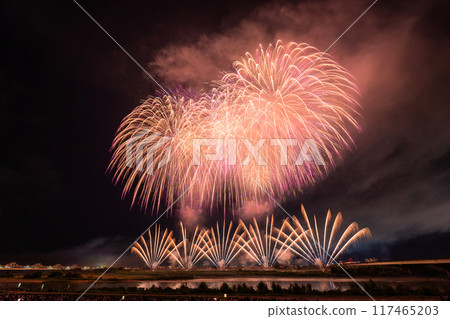 [新潟縣]拍攝於長岡花火大會會場 117465203