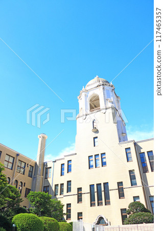 View of the main building of Shizuoka City Hall, Shizuoka City, Shizuoka Prefecture 117465357