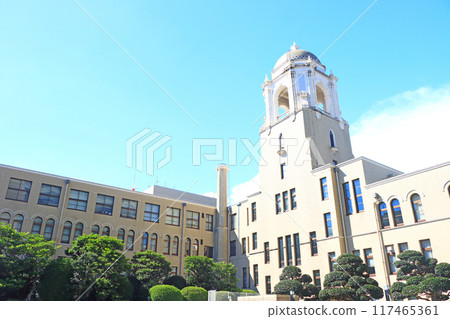 靜岡縣靜岡市靜岡市政府本館風景 117465361