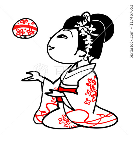 Maiko - playing Temari 117467053