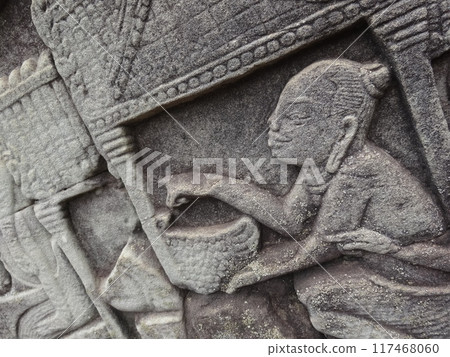 【柬埔寨】吳哥城-巴戎寺第一迴廊浮雕（暹粒） 117468060