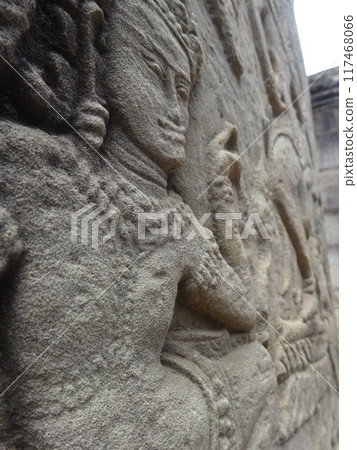 【柬埔寨】吳哥城-巴戎寺第一迴廊浮雕(暹粒) 【柬埔寨】吳哥城-巴戎寺第一迴廊浮雕(暹粒) 117468066