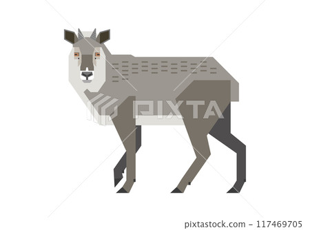 Vector illustration of antelope Vector illustration of antelope 117469705