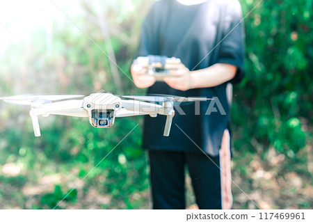 Drone piloting practice Drone piloting practice 117469961