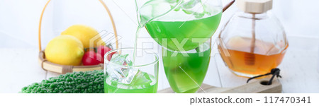 營養滿滿! 苦瓜汁(蔬菜汁) 營養滿滿! 苦瓜汁(蔬菜汁) 117470341