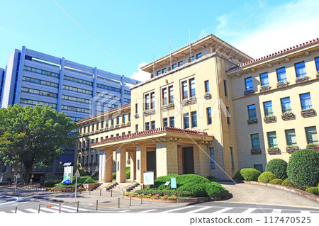 View of the Shizuoka Prefectural Government Main Building, Shizuoka City, Shizuoka Prefecture View of the Shizuoka Prefectural Government Main Building, Shizuoka City, Shizuoka Prefecture 117470525