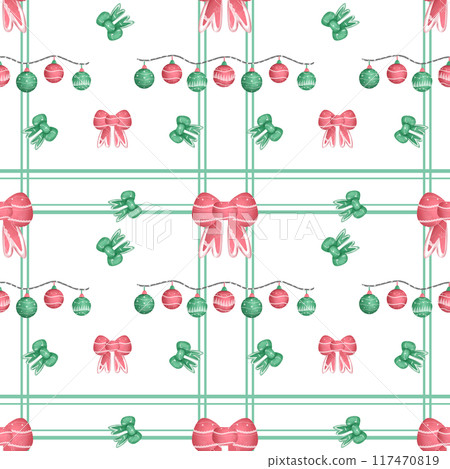 Christmas seamless pattern background  117470819