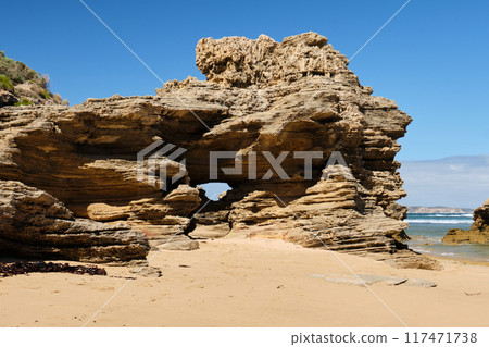 Sculptured rocks - Point Lonsdale Sculptured rocks - Point Lonsdale 117471738
