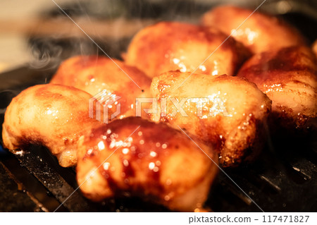 Grilled meat, offal, BBQ Grilled meat, offal, BBQ 117471827