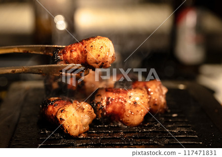 Grilled meat, offal, BBQ 117471831