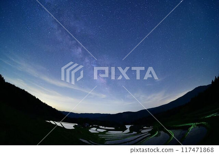 別府的水稻梯田和銀河系 117471868