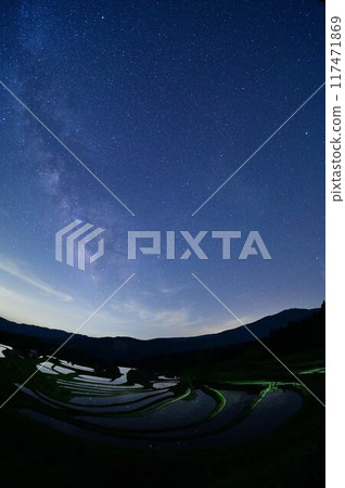 別府的水稻梯田和銀河系 117471869