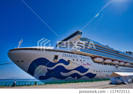 鑽石公主號停靠敦賀港 117472511