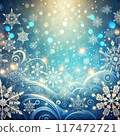 Snowflake background image 3 Christmas image 117472721