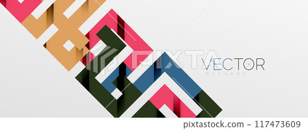 Color bend lines with shadow texture effect. Vector Illustration For Wallpaper, Banner, Background, Card, Book Illustration, landing page Color bend lines with shadow texture effect. Vector Illustration For Wallpaper, Banner, Background, Card, Book Illustration, landing page 117473609