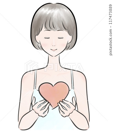 Heart Girl Black Bob Heart Girl Black Bob 117473889