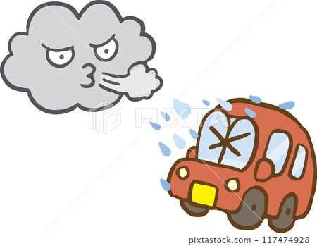 汽車暴露在自然環境中 117474928