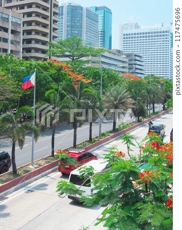 The dynamic Philippines - Manila Roxas Boulevard Cityscape (May 2024) 117475696