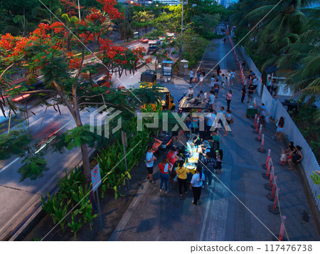 The dynamic Philippines - Evening view of Roxas Boulevard, Manila Cityscape (May 2024) 117476738