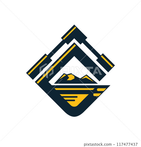 letter g logo with excavator concept, for heavy equipment branding, vector design letter g logo with excavator concept, for heavy equipment branding, vector design 117477437