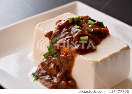 Meat miso tofu Meat miso tofu 117477706