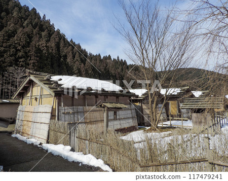 Winter scenery at Ichijodani Asakura Clan Ruins Winter scenery at Ichijodani Asakura Clan Ruins 117479241