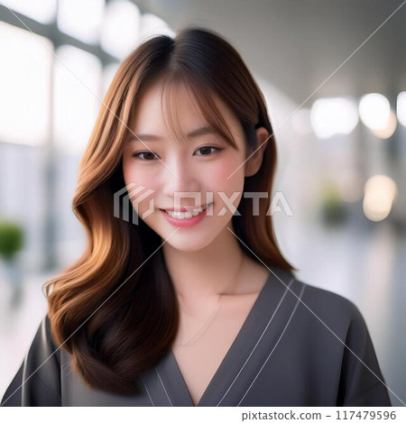 年輕的女士的肖像 117479596