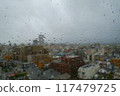 Rainy day window 117479725