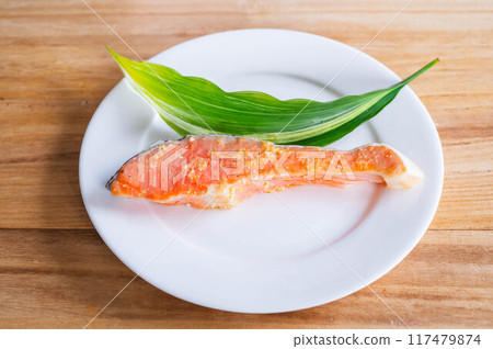 Coho salmon marinated in Saikyo miso 117479874