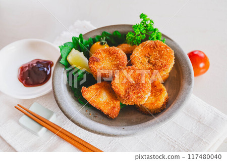 Fried fatty white eggplant Fried fatty white eggplant 117480040