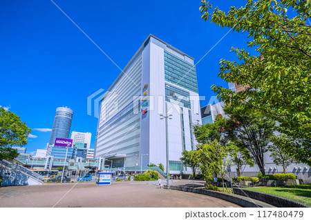 日本橫濱城市景觀八月。新橫濱站等景觀……邁向新時代 = 2020 年 8 月 17 日 117480479