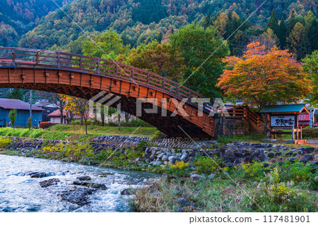 [長野縣]奈良井宿/木曾大橋午後的陽光 117481901