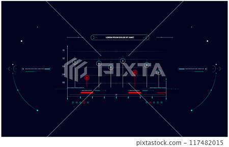 Sci fi HUD Interface templet design Sci fi HUD Interface templet design 117482015