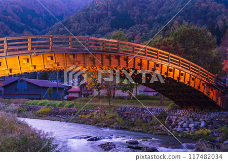 [Nagano Prefecture] Naraijuku and Kiso Bridge Illumination 117482034