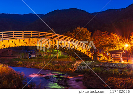 [Nagano Prefecture] Naraijuku and Kiso Bridge Illumination 117482036