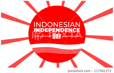 Indonesian independence day design templet Indonesian independence day design templet 117482372