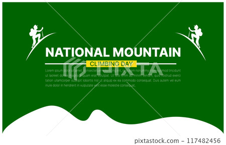 national mountain climbing day design templet national mountain climbing day design templet 117482456
