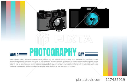 world photography day, poster and banner design for world photography day world photography day, poster and banner design for world photography day 117482919
