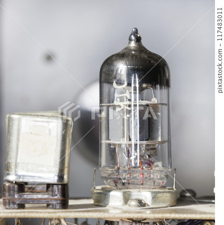 vacuum tube, retro radio lamp vacuum tube, retro radio lamp 117483011