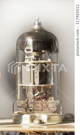 vacuum tube, retro radio lamp vacuum tube, retro radio lamp 117483012