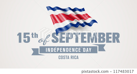 Costa Rica happy independence day greeting card, banner vector illustration Costa Rica happy independence day greeting card, banner vector illustration 117483017