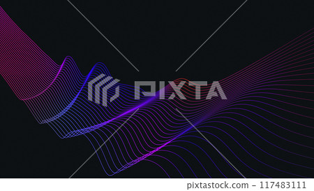 wave, background, vector 117483111